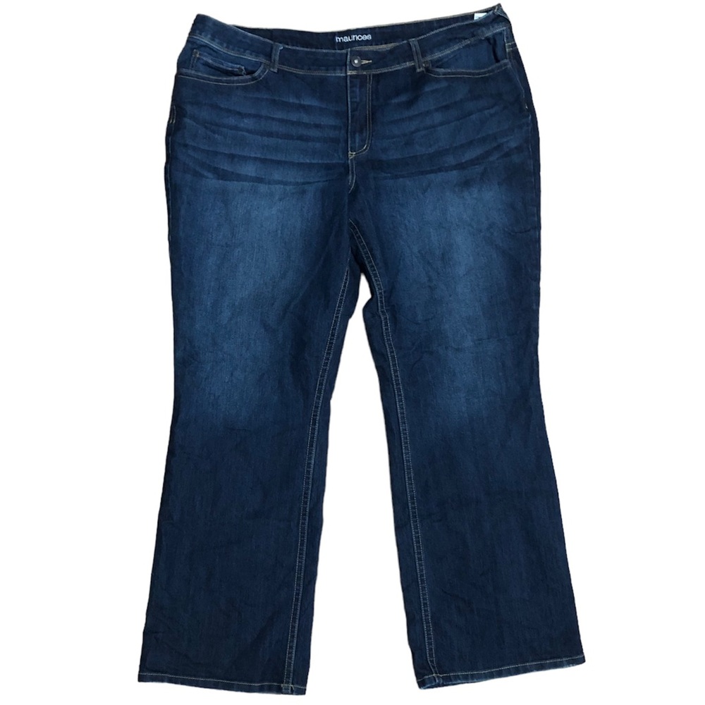 MAURICES Plus Size Jeans Size 24 LONG Bootcut